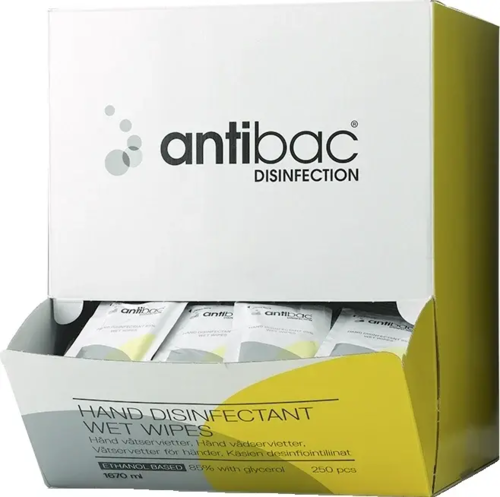 Antibac hånddesinfektion 250 stk.