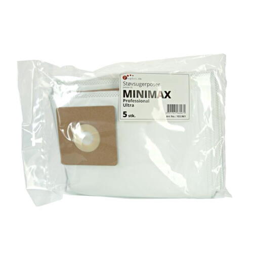 Støvsugepose minimax1 5 stk. flece