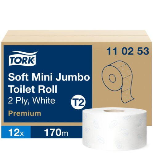 Tork Soft Mini Jumbo Toiletpapir Premium, T2 110253