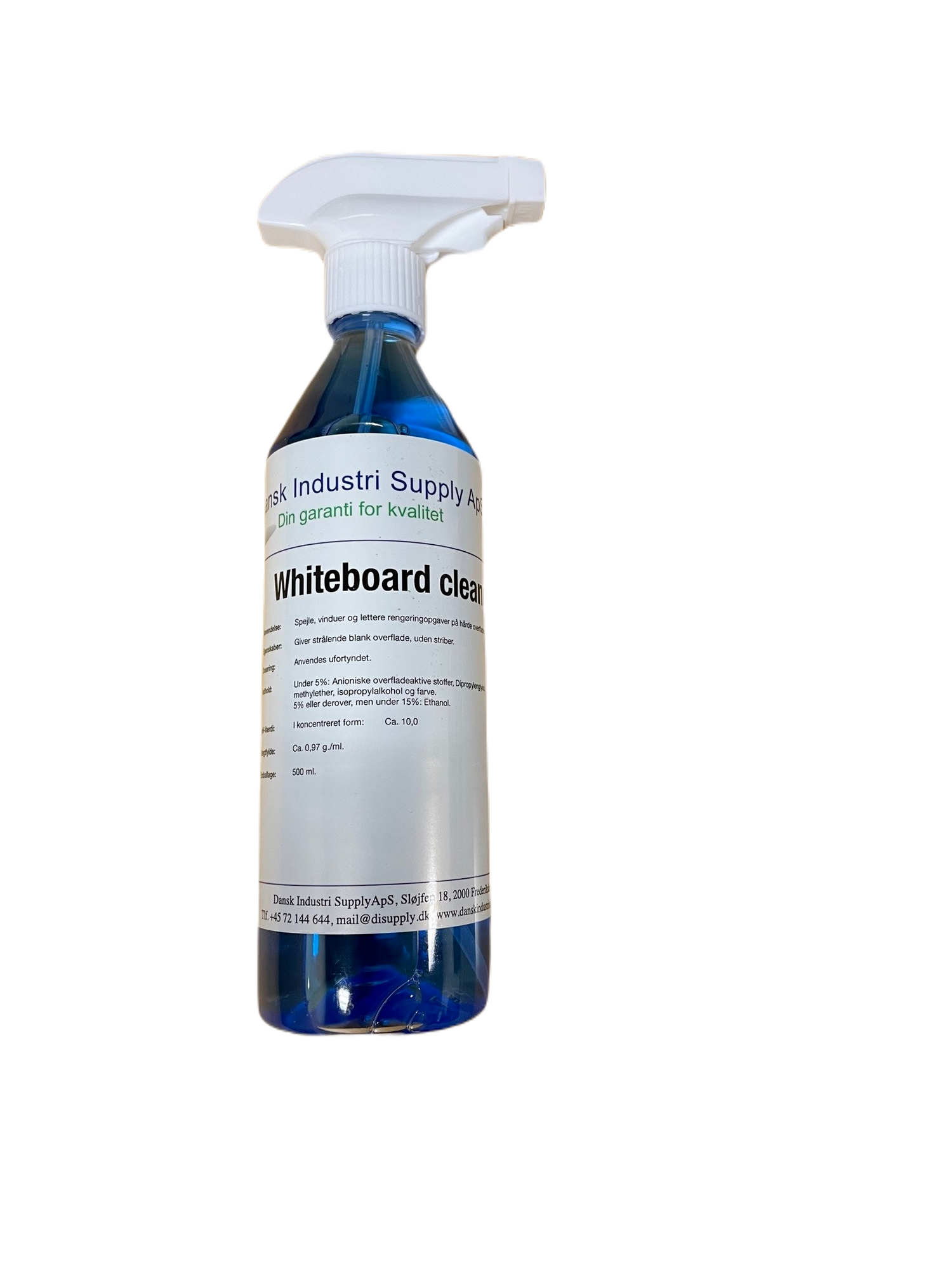 DIS whiteboard cleaner 500 ml. Dansk Industri Supply