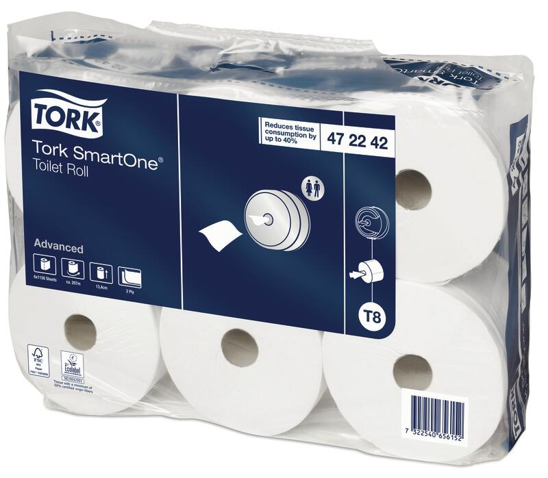 Tork smartone toiletpapir 6 rl 472242