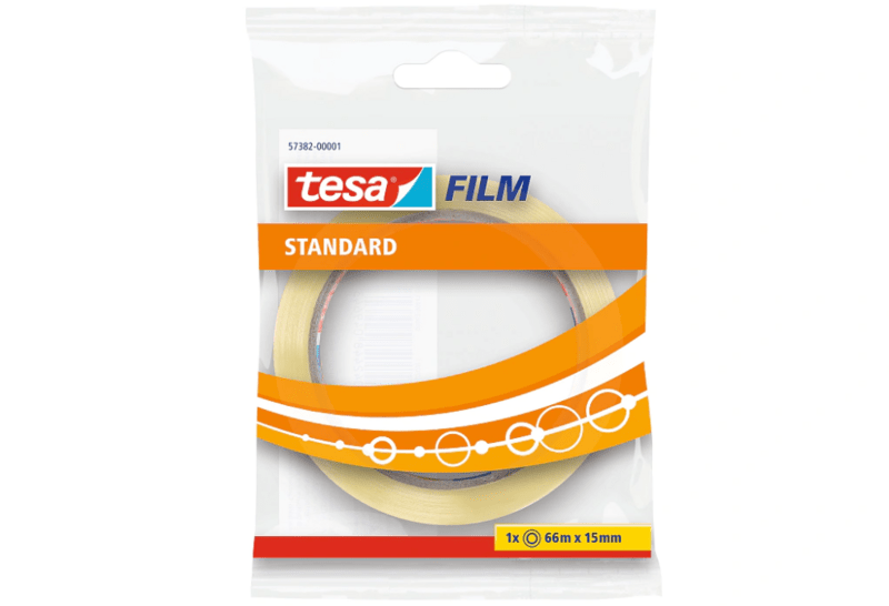 Tesa tape standard 66m x 15mm 10 rl.