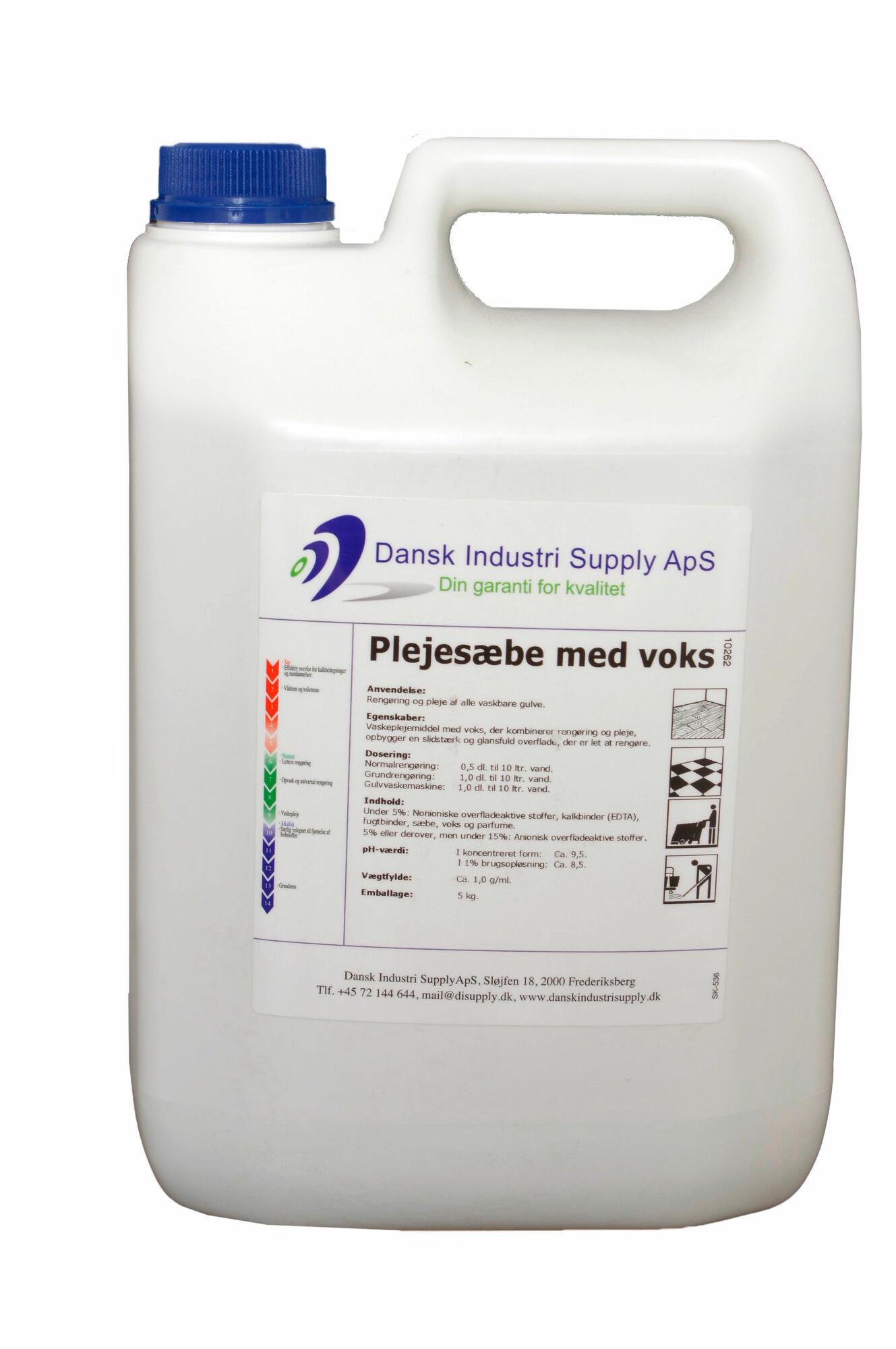 DIS plejesæbe med voks 5 liter (3) - Dansk Supply