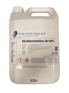 DIS hånddesinfektion gel 85% 5 l.