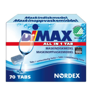 Dimax opvasketabs 70 stk. allin1 svane